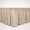 Beige, variant on Wrap Around Ruffled Bed Skirt with Adjustable Elastic Belt - 14 Inch Drop Wrinkle Free Dust Ruffles Bed Frame Cover for Queen King Beds Red
