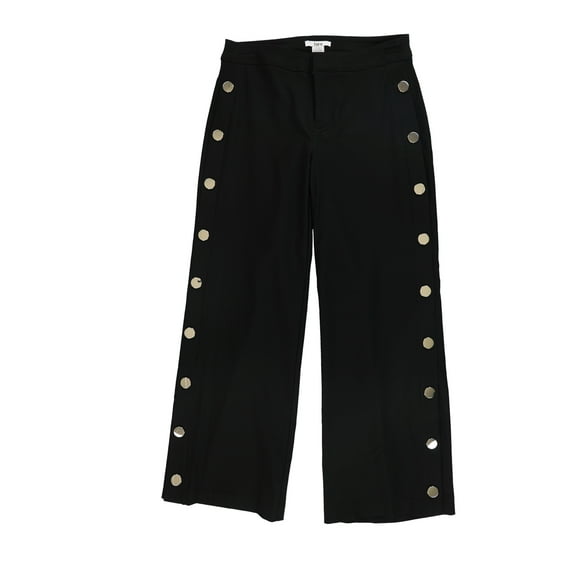 Bar Iii Womens Wide Leg Sailor Casual Cropped Pants