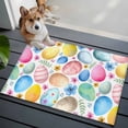 thumbnail image 4 of Easter Bathroom Rug Washable 2x3 Entryway Rug Non Slip Spring Country Colorful Eggs Flower Leaf Plant Front Door Mat Low Pile Indoor Doormat Throw Floor Carpet for Kitchen Bedroom Entrance, 4 of 8