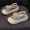 Gold, variant on Women's Crystal Bow PU Thick Sole Sandals, Slingback Open-Toe Casual Summer Beach Shoes