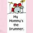 thumbnail image 2 of CafePress - Mom Drummer Body Suit - Baby Light Bodysuit, Size Newborn - 24 Months, 2 of 4
