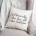 thumbnail image 2 of Creative Products God Knows All 18x18 Spun Poly Pillow, 2 of 2