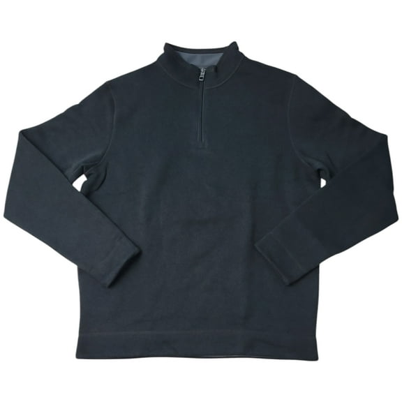 Peter Millar Crown Pull Over 1/4 Zip, Size S Black