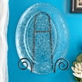 thumbnail image 2 of Bard's Black Wrought Iron Wall Mountable Tray or Platter Hanger, 16.25" H x 11.75" W x 4.5" D (For 16" - 30" Trays or Platters), Pack of 2, 2 of 3