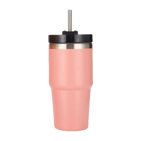 

20oz Ice Tyrant Cup Car Double Insulated 304 Stainless Steel Straw Mug (Pink)