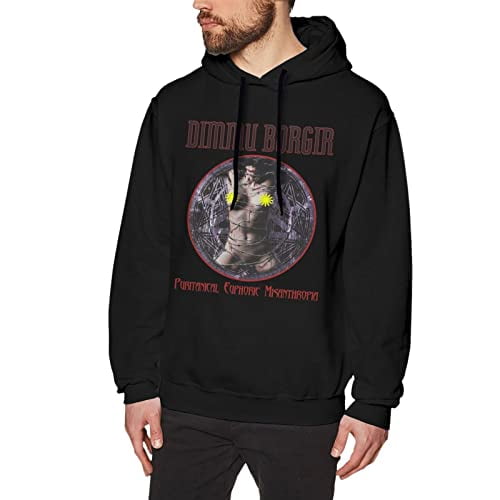 Dimmu Borgir Puritanical Euphoric Misanthro Hoodie Boys Casual Long Sleeve Sweatshirt Pullover Black