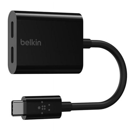 UPC: 0745883798308 | Belkin F7U081BTBLK USBC Audio & Charge Adapter Connector  Black