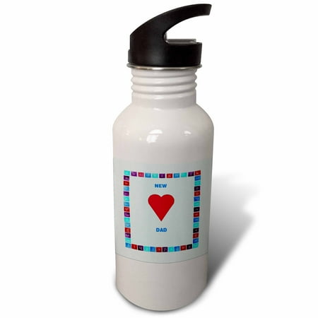 

New Dad 21 oz Sports Water Bottle wb-57682-1