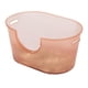 thumbnail image 1 of Caja de arena para gatos con tapa abierta, inodoro, grande, fácil de limpiar, accesorios para jaulas pequeñas Rosa sucio, 1 of 9
