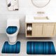 thumbnail image 1 of ABPHQTO Harbour Stripe Vibrante Azul Nvay Delgadas Líneas Verticales Modernas Juego de alfombras de baño de 3 piezas Alfombra de baño Alfombra de contorno y tapa de inodoro ABPHQTO Cont-CHAPPLE-31298, 1 of 2