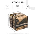 thumbnail image 4 of Rocae Rustic French Signpost for High-grade Leather Tissue Box,Office Tissue Box,Tissue Box Cover Square 5.2×5.2×5.2, 4 of 7