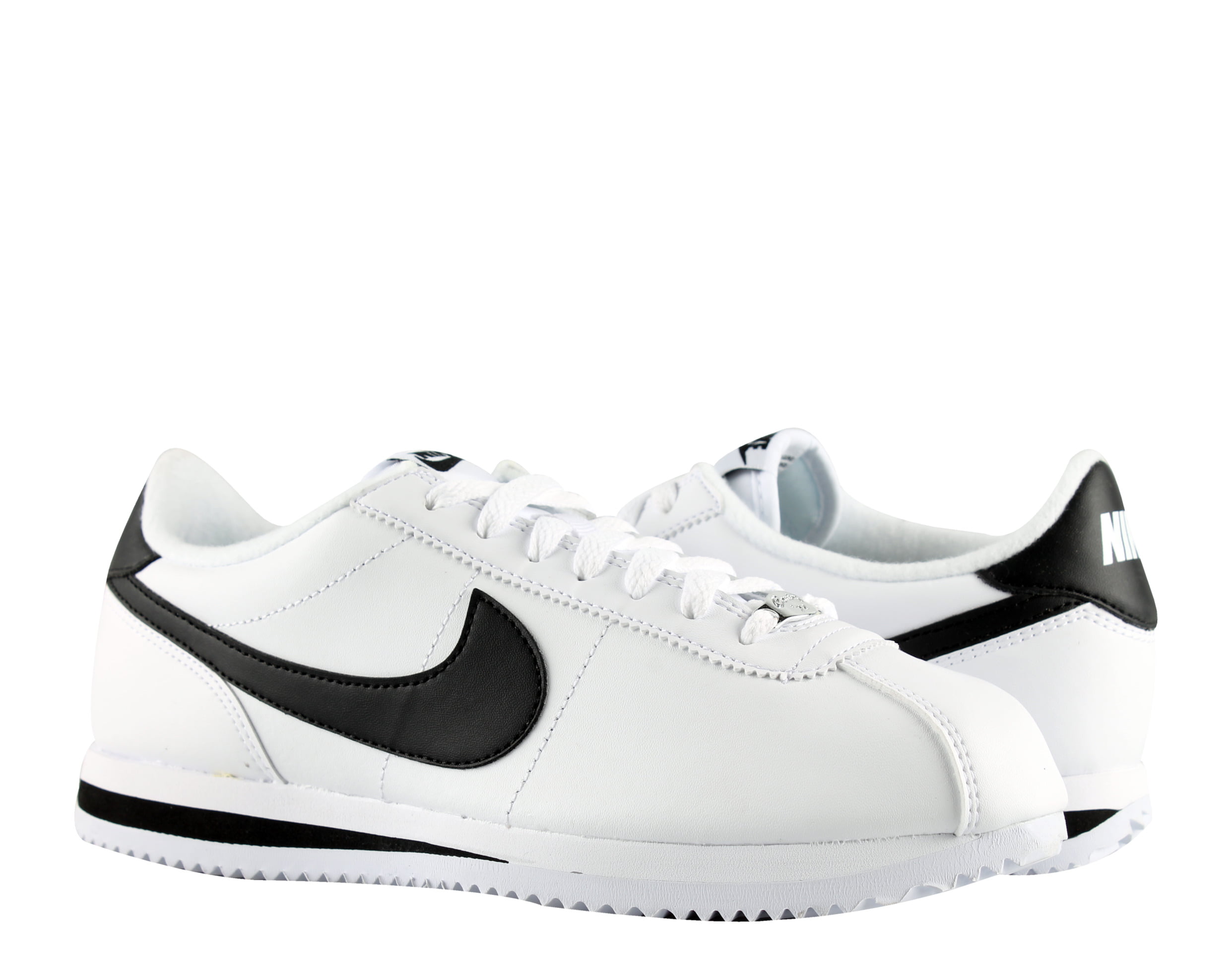 Nike Cortez Basic Leather Men's Shoes White/Metallic Silver/Black 