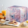 thumbnail image 4 of Xixirimido Butterfly Cherry Blossom Print Toaster Cover Toaster Oven Cover with Drawstring Toaster Appliance Dust Proof Cover for Kitchen Small Appliance Kitchen Accessories, 2 Slice, 4 of 7