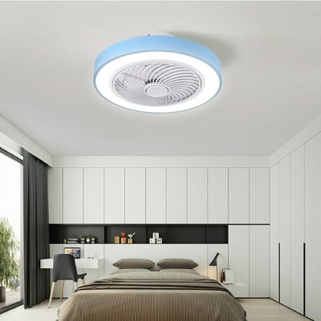 

AURIGATE Ceiling Fan with Lights Remote APP Control 20 Inch Flush Mount Ceiling Fan Enclosed Ceiling Fan with 3-Speed Wind and 3-Color Dimmable Smart Timing