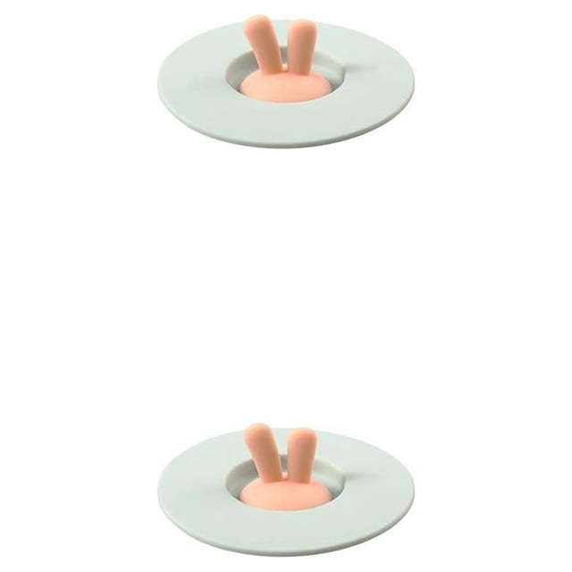 Kearding Tapa de taza TureClos, tapa de taza de agua de dibujos animados de silicona, sellado de forma redonda a prueba de polvo Type1 NO1