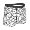 thumbnail image 2 of KLL Hand Drawn Snake Men's Cotton Boxer Briefs Underwear-Small, 2 of 8