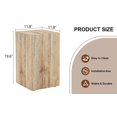 thumbnail image 3 of Modern  Coffee Table, End Table with Light Wood & Texture Patterns, Space Saving & Easy Assembly ,for Living Room, Bedroom, Balcony, 3 of 9