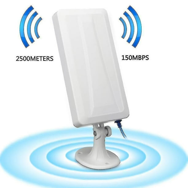 Extensor de largo alcance Wifi de 300 m repetidor de enrutador inalambrico para exteriores amplificador de antena Wlan Walmart en linea