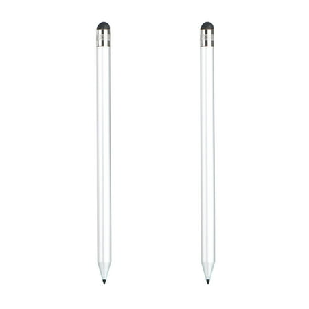 Black Stylus Pen Light 2-pack Precision Capacitive Stylus Touch Screen Pen for iPhone Samsung iPad and other Phone Tablet or Devices ()