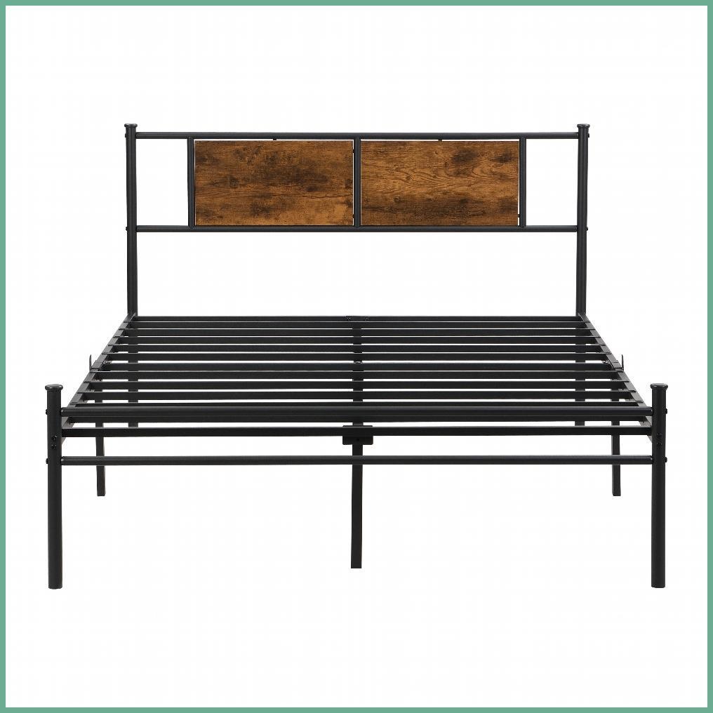 King Size Metal Platform Bed Frame with Velvet Headboard - No Box Spring Needed, LED Lights, Under Bed Storage, Black for Master Bedroom