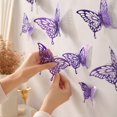 thumbnail image 4 of 12 Pack,3D Butterfly Wall Decor,Butterfly Party Decorations for Student Shower,Gold Butterfly Decor, 4 of 5