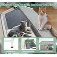 thumbnail image 5 of Gowoodhut Insulated Cat House Weatherproof Outdoor Cats Shelter Platform for 1-3 Community Cats Small Pets, 5 of 7