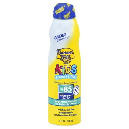 Banana Boat Kids UltraMist Continuous Spray Sunscreen, SPF 85, 6 Oz.