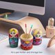thumbnail image 3 of Muñecas anidadas rusas Matryoshka juego anidado de apilamiento de madera 7 Uds juguetes hechos a mano para niños regalo de Navidad kaili Sencillez, 3 of 5