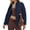 Dark blue, variant on Women's Oversized Lightweight Down Coat Long Sleeve Zip Packable Short Puffer Jackets