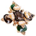 thumbnail image 2 of Broche decorativo para ropa, broche con forma de cruz, broche decorativo para abrigo, chaqueta y ramillete., 2 of 6