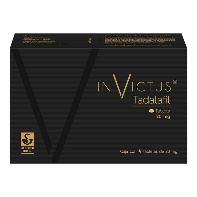 Invictus 4 tabletas 20 mg