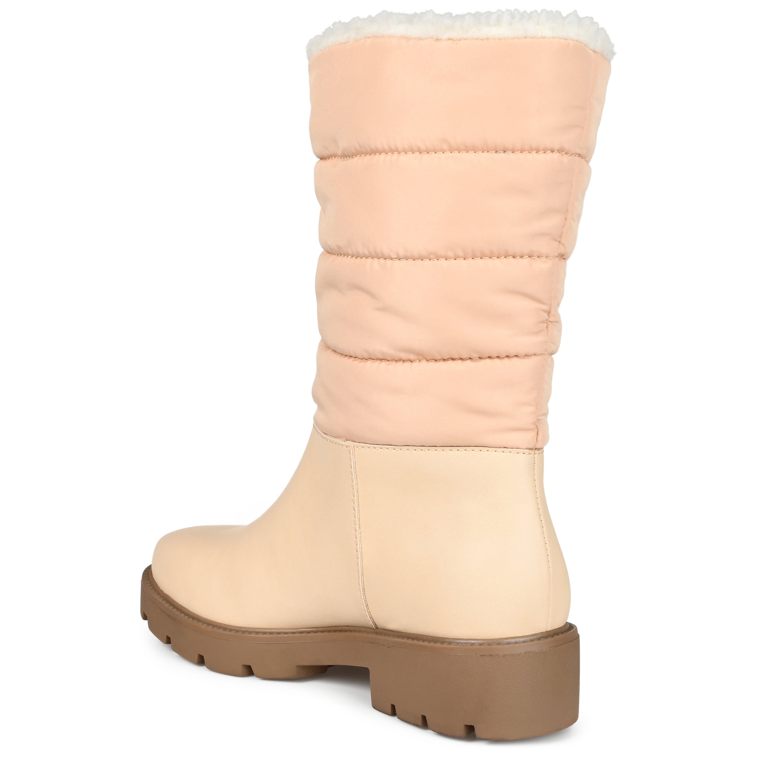 Journee Womens Nadine Block Heel Cold Weather Booties