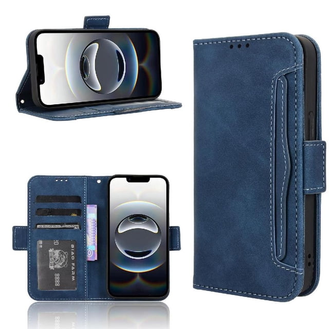 Funda Tipo Billetera GANGXUN para iPhone 16E – Tapa Flip con Tarjetero