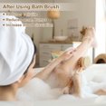 thumbnail image 5 of Unique Bargains 1pc Wooden Long Handle Dry Brushing Body Brush for Shower White, 5 of 7