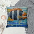 thumbnail image 2 of PRATYUS Sea Fish Pillow Cover Ocean Animal Decorative Tropical Throw Pillow Case Square Cushion Cover Home Sofa Bedroom Livingroom Pillowcase White, 2 of 5