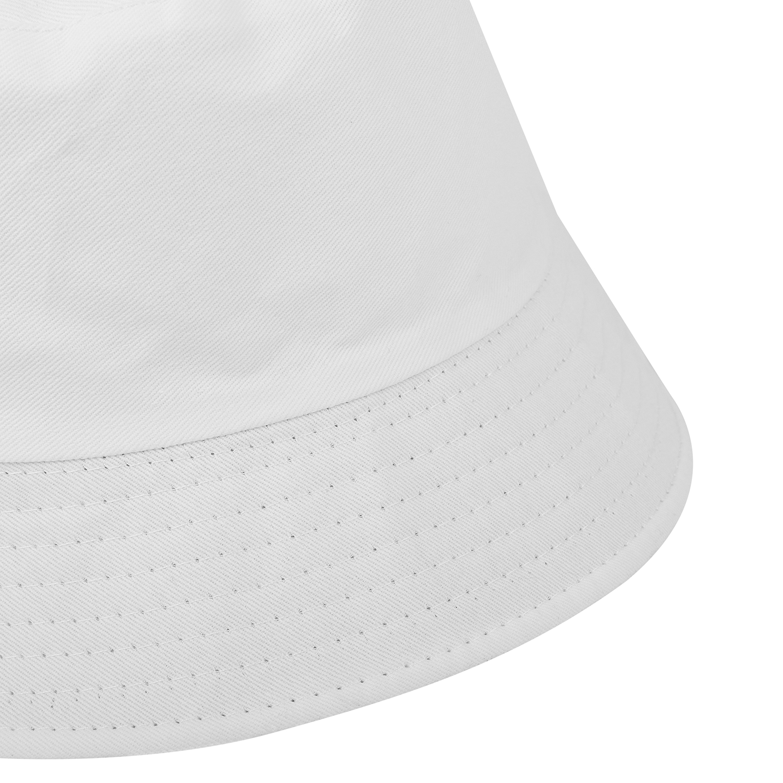 Toptie Blank Cotton Bucket Hat Fishing Hunting Hat Unisex Summer Outdoor Cap-White  
