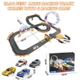 thumbnail image 4 of 2-in-1 Slot Car Race Track Sets - Electric Race Car Track with 4 High-Speed Racing Cars, Dual Racing Game Lap Counter Circular Overpass Tracks, Remot, 4 of 9
