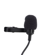 Riousery Double Lavalier Microphone Wired Clip-On Lapel Mic Professional Recording Interview System for Two People with 3.5mm Jack (Length 6.69 inches / 17 cm)