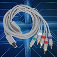 thumbnail image 1 of Cable componente 1080P HDTV Audio Video AV 5RCA Cable para Nintendo Wii, 1 of 7
