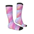 thumbnail image 3 of Balery Fun Rainbow Pink Fun Novelty Socks Men'S Women'S Crew Socks Funny Crazy Novelty Socks Quirky And Cool Socks, 3 of 9