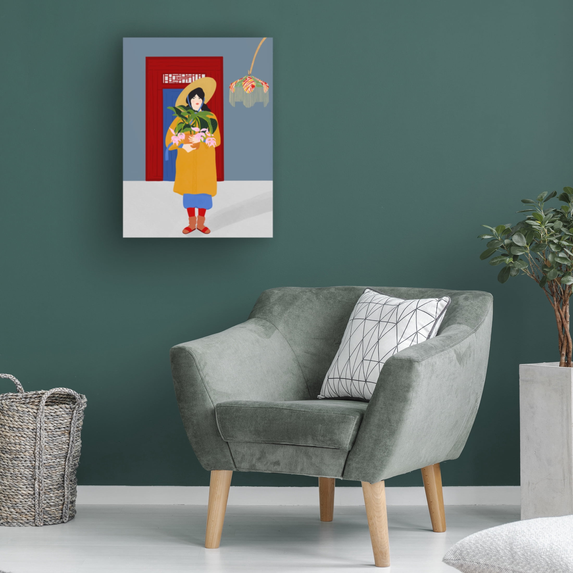 Trademark Fine Art Jota de jai Las flores Canvas Wall Art