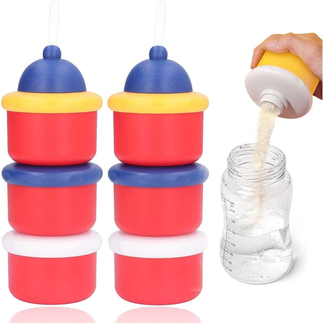 Caja dosificadora de leche en polvo,Dispensadores de leche en polvo,Caja de leche en polvo para bebés,Dispensador de fórmula para bebés,Contenedor de caja de leche en polvo portátil para bebés pequeñ