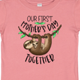 thumbnail image 4 of Inktastic Our 1st Mother's Day Together Cute Mom and Baby Sloth Boys or Girls Baby T-Shirt, 4 of 5