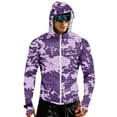 thumbnail image 2 of Men's Full Zip UPF 50+ Sun Protection Hoodie Long Sleeve Camo Shirts with Pockets Light Jacket Lightweight Hoodies for Men, 2 of 8