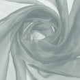thumbnail image 1 of Tela de organza iridiscente transparente, 2 yardas x 59 pulgadas, tela sólida brillante para bodas, cortinas, disfraces, fondo de fotografía, gris, 1 of 7