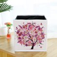 thumbnail image 1 of Caja de almacenamiento plegable de árbol de pintura de diamante DIY organizador de artículos diversos de libros de escritorio Likrtyny decoración de arte, 1 of 9
