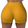 thumbnail image 2 of Picia Goldenrod Printed Workout Shorts for Women Seamless Scrunch Butt Lifting High Waisted Yoga Gym Booty Running Moisture-wicking Short Pants-Medium, 2 of 9