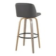 thumbnail image 6 of Toriano 30" Fixed-Height Bar Stool, Bar Chairs, Swivel Bar Stools, Bar Stools Set of 2, 6 of 6