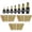 H, variant on CZSCPDAW Blind Rivet Nut Mandrel Set with 6 Thread Sizes and Brass Rivet Nuts for Repair and Installation
