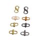 thumbnail image 2 of Hebilla de ajuste de cadena de bolsa de cola fina galvanizada Cadena de metal pequeña Hebilla de ajuste en forma de S Dispositivo de acortamiento de longitud de correa de hombro de bolsa, 2 of 3